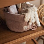 Doudou attache sucette teddy bear naturel