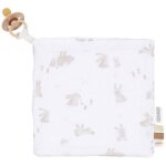 Doudou attache - tétine en gaze de coton baby bunny Doudou attache - tétine en gaze de coton baby bunny