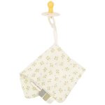 Doudou attache - tétine en gaze de coton blueberry leaves Doudou attache - tétine en gaze de coton blueberry leaves