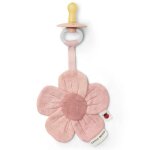 Doudou attache - ttine en gaze de coton fleur fairy garden