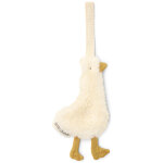 Doudou attache - t�tine en gaze de coton oie