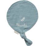 Doudou ballon vert amande (personnalisable) Doudou ballon vert amande (personnalisable)