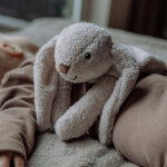 Doudou bouillotte milo gris clair