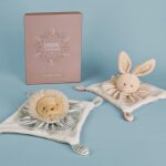 Doudou les chouchoux lapin blanc (20 cm)