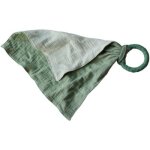Doudou de dentition leaf green