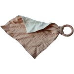 Doudou de dentition leaf rose
