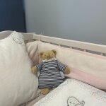 Doudou avec hochet ours marini�re