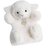 Doudou marionnette agneau