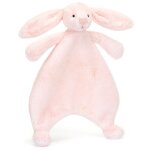 Doudou plat lapin rose