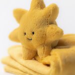 Doudou plat amuseable soleil (34 cm)