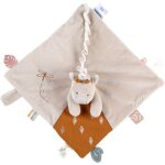 Doudou plat attache sucette tiga la girafe tso