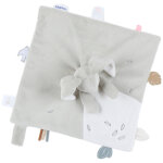 Doudou plat attache sucette verdi