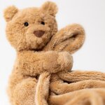 Doudou plat bartholomew l'ours (34 cm)