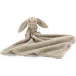 Doudou plat bashful lapin beige (34 cm)