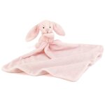 Doudou plat bashful lapin rose