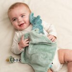 Doudou plat elphee bleu