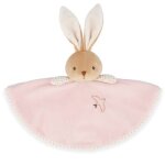 Doudou plat lapin rond rose Doudou plat lapin rond rose