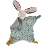 Doudou plat lapin sauge trois petits lapins