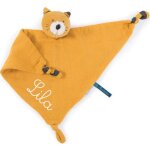 Doudou plat lulu le chat les moustaches (personnalisable)