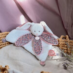 Doudou plat p�tale lapin boh'aime (27 cm)