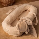 Doudou plat roy elephant mist