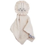 Doudou plat tam tam lion sable