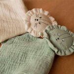 Doudou plat tam tam lion sauge