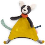 Doudou puce jaune puce et pilou