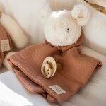 Doudou souris poppy cannelle