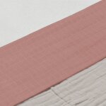 Drap de berceau en coton wrinkled rosewood (75 x 100 cm)