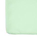 Drap housse pur coton bio vert aqua (70 x 140 cm)