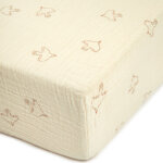 Drap housse brown hoshi wabi - sabi (70x140 cm)