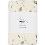 Drap housse en coton sea garden (60 x 120 cm)