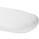 Drap housse en coton bio blanc pour landau (72 x 33 cm)