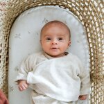 Drap housse en coton bio pour landau l'envol�e (76 x 30 cm)