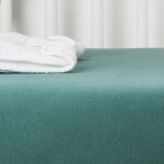 Drap housse en coton bio pour landau eucalyptus (72 x 33 cm)