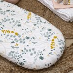 Drap housse en coton bio pour landau yukari original (76 x 30 cm)