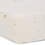 Drap housse lit bb moon & stars ( 60 x 120 cm)