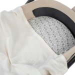 Drap housse pour nacelle et lange gala mint