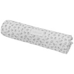 Drap housse pour nacelle et lange little bloom fleurs gris