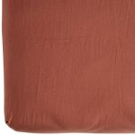 Drap housse pur coton terracotta (70 x 140 cm) Drap housse pur coton terracotta (70 x 140 cm)