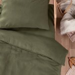 Drap housse satin cypr�s (60 x 120 cm)
