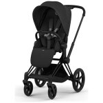 Duo priam 2026 poussette tout - terrain avec nacelle pliable et ch�ssis matt black sepia black