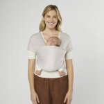 Echarpe de portage aura mesh soft grey