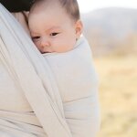 Echarpe de portage en lin naturel (4m60)