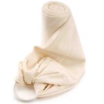 Echarpe de portage my sling sans noeud en jersey coton bio �cru