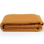 Echarpe de portage orange sienne en coton bio (4m60)