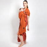 Echarpe de portage sling tiss�e sans n?ud fauve