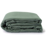 Echarpe de portage vert eucalyptus en coton bio (4m10)