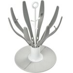 Égoutte biberons pliable fleur gris Égoutte biberons pliable fleur gris
